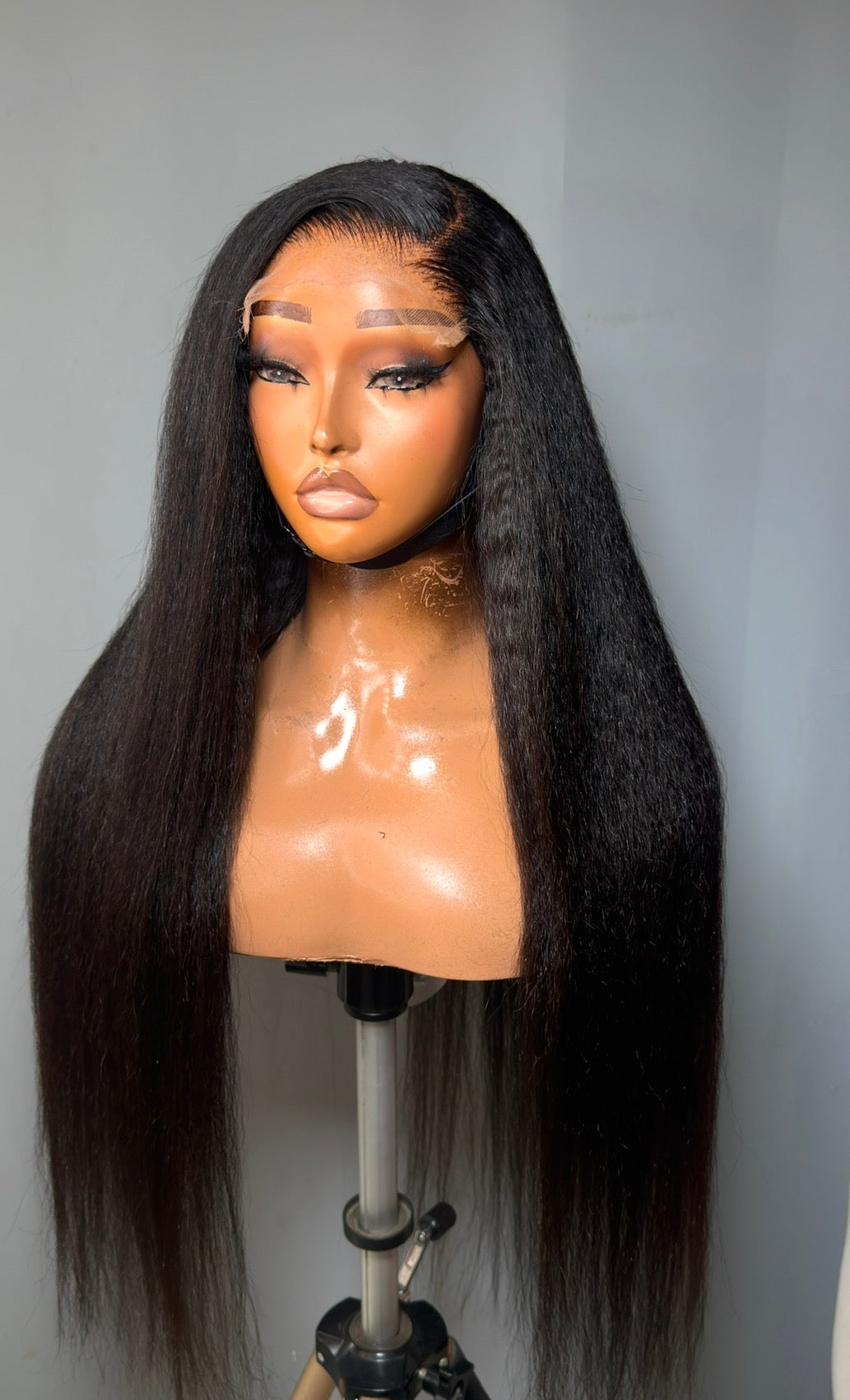Raw Kinky Straight hair with HD Closure