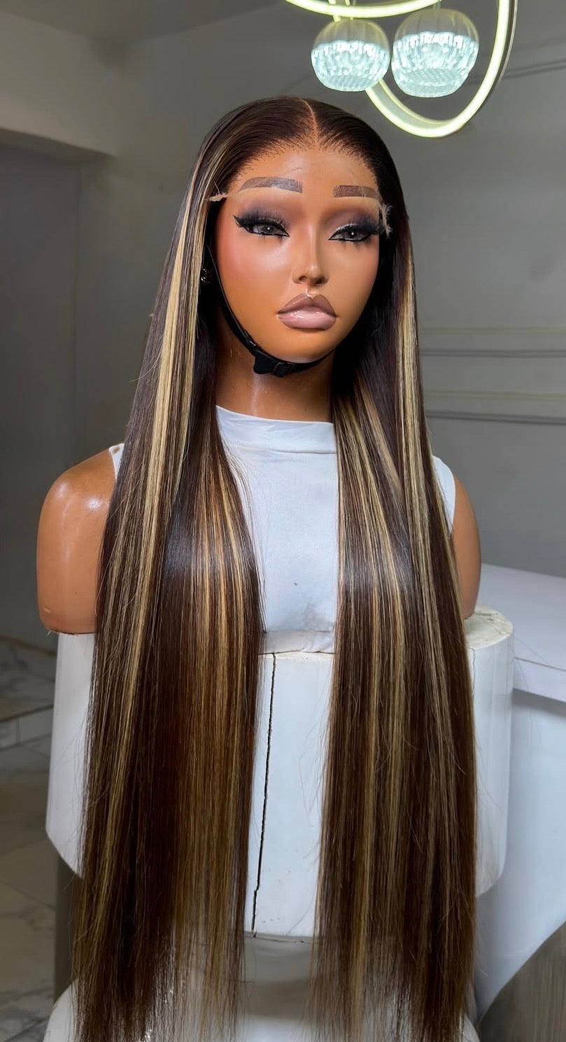 Premium Donor Piano Straight Hair