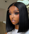Straight Bob 2by6 Closure, Black 8 Inches