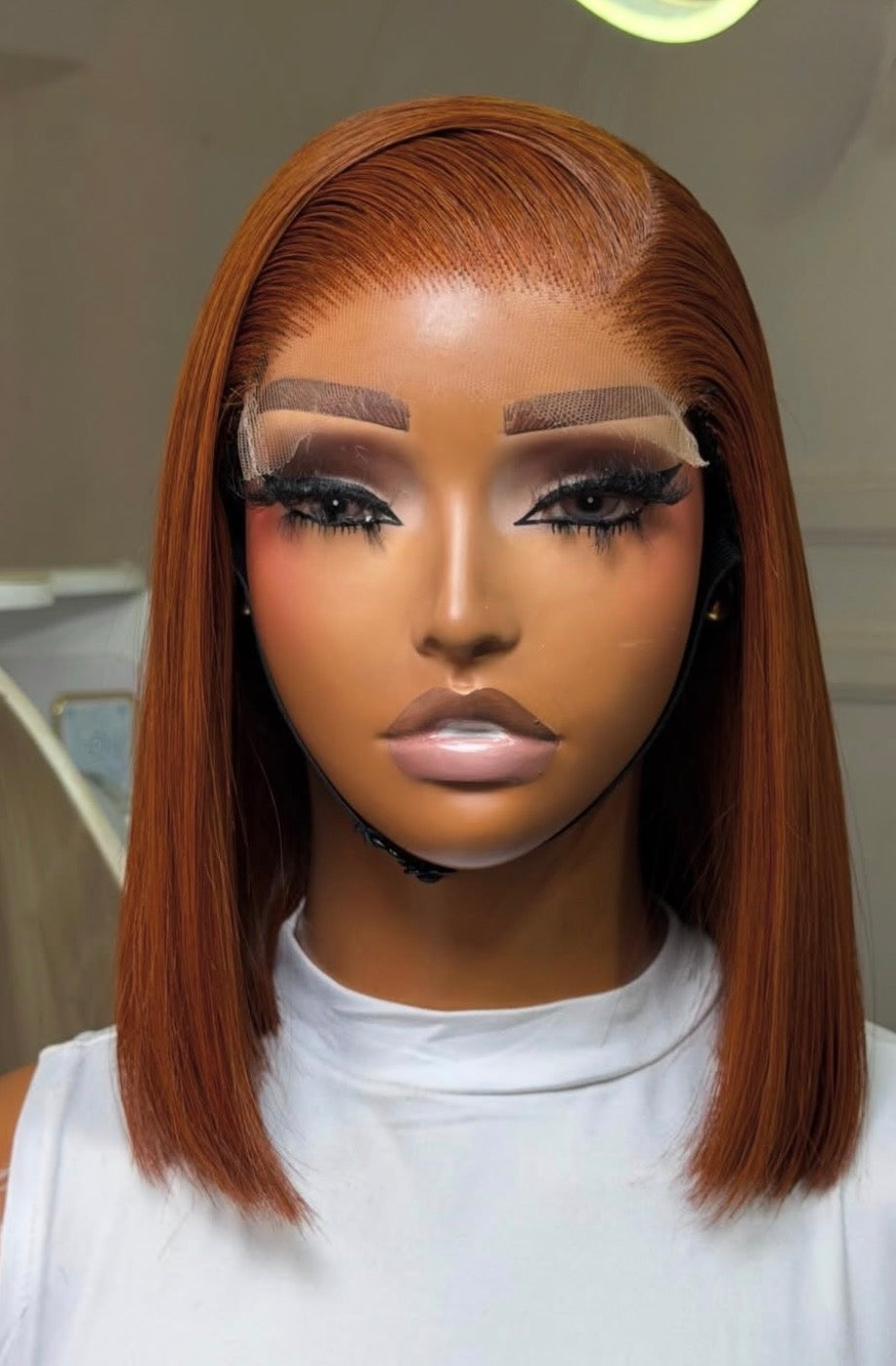Donor straight 10 Inches 5by5 HD Closure Bob Wig